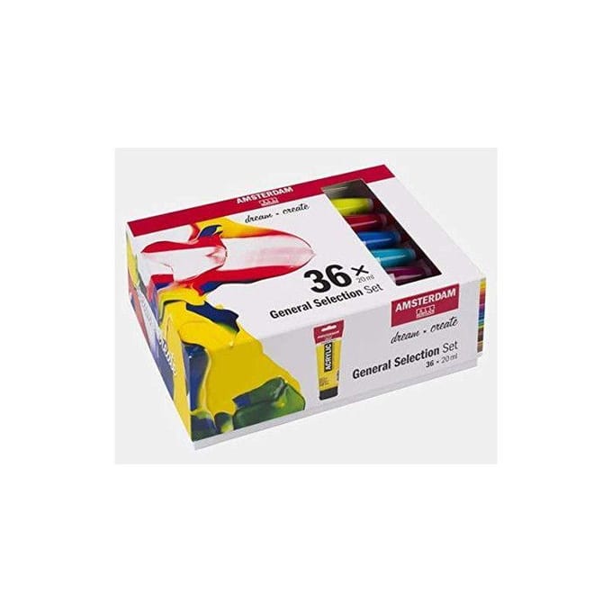 Amsterdam Standard Series acrylverf algemene selectie set | 36 × 20 ml