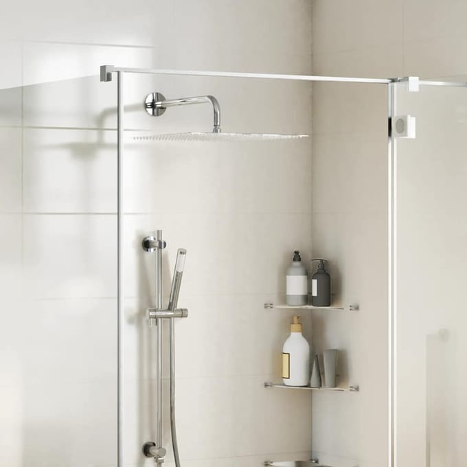 vidaXL - Regendouchekop - 304 - 40x40 - cm - vierkant - roestvrij - staal