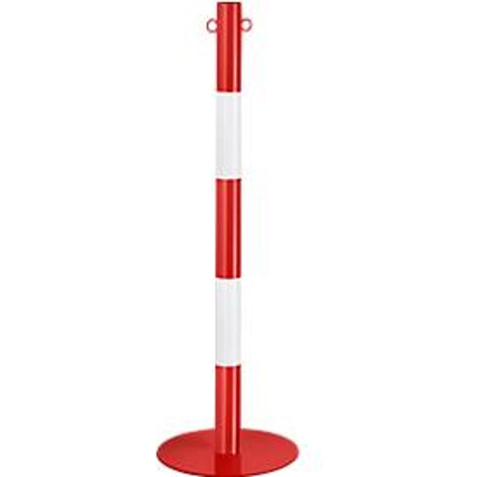 Kettingstandaard, 1-delig, rood/wit