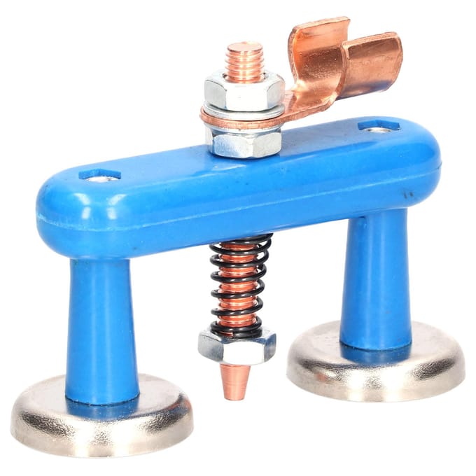 Magnetische Lassteun Blauw Stevig Duurzaam Sterke Zuigkracht Handige Bediening Lasmagneetkop