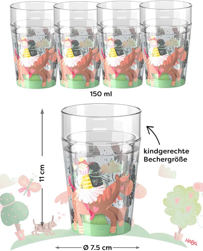 HABA Becher Glitzerbecher