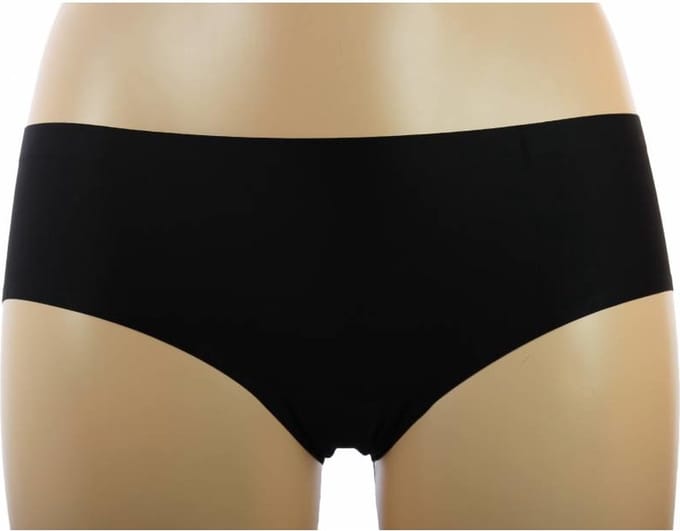 J&C dames hipster naadloos - microfiber uni - Seamless vrouwen ondergoed - Invisible - Zwart / S