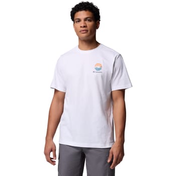 Columbia Kettle River Outdoor Tee, Mannen, Wit, T-shirt, maat: S