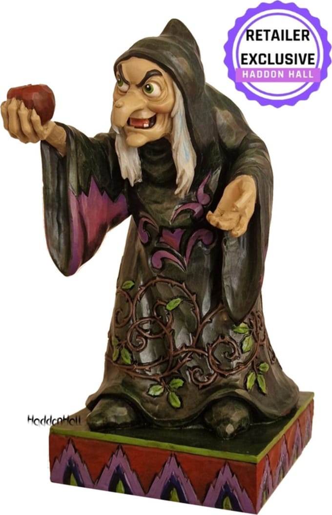 The Old Hag Take a Bite , Jim Shore heks van Sneeuwwitje , Disney Traditions