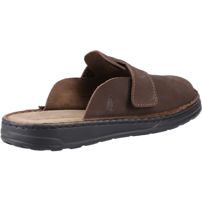 Hush Puppies Edward Leren Heren Bruine Mule