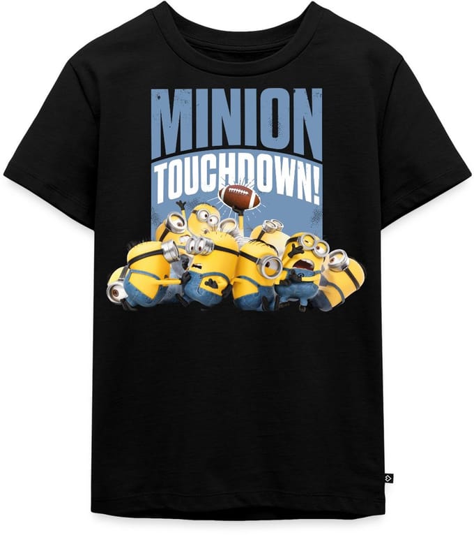 Minions Football Touchdown Premium T Shirt Kinderen
