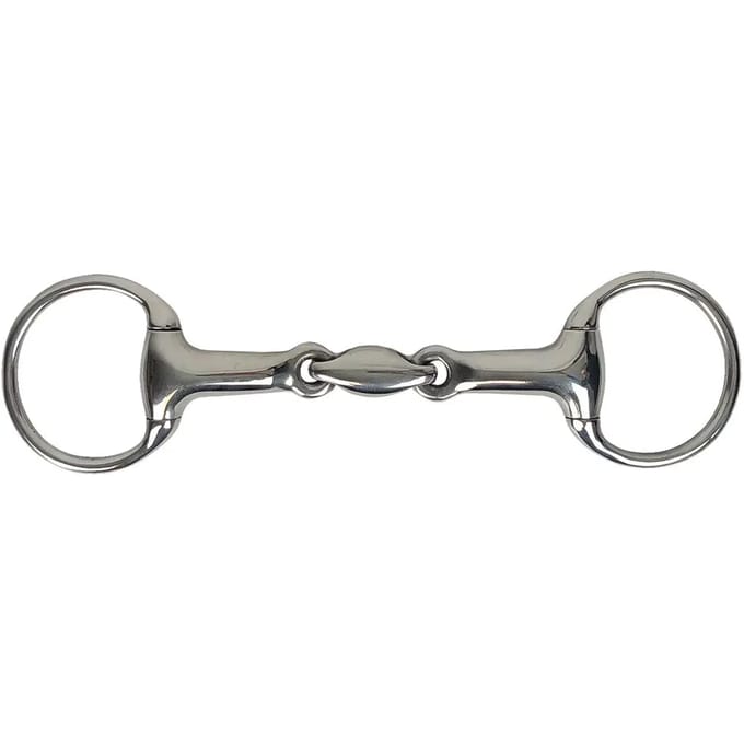 Mors dubbele breuk voor holle, geoliede, ondergebroken paard York
