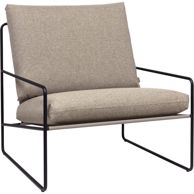 Ferm Living Desert Sofa 1-ziter Dolce - zwart