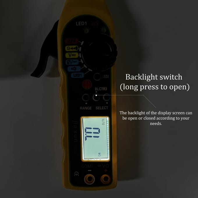 Handheld Draagbare Intelligente Auto Auto Circuit Tester Multimeter Auto Reparaties Multimeter Automatisch rood
