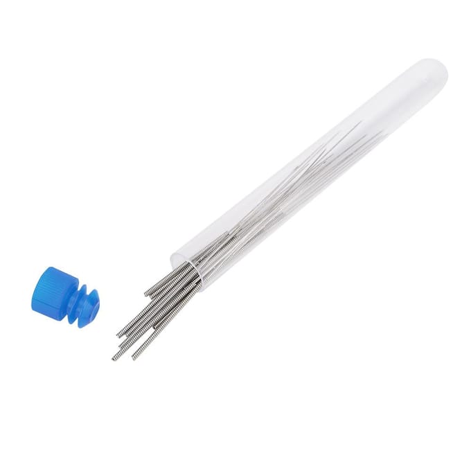 Kit d'outils de nettoyage de buse d'imprimante 3D 5 pièces 0.4mm   5 pièces 0.35mm Aiguille de nettoyage de buse white