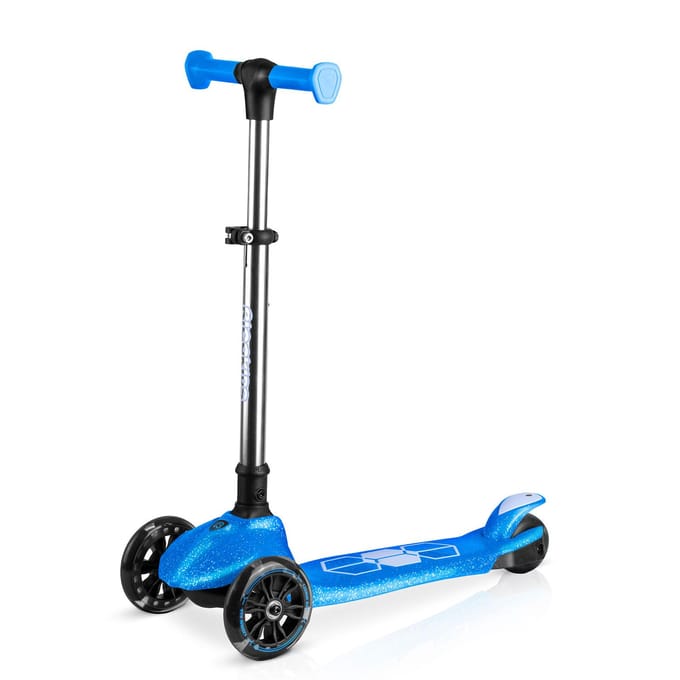 Ricokids Jelly - Driewielige Kinderstep - Balans - LED Verlichting - Blauw