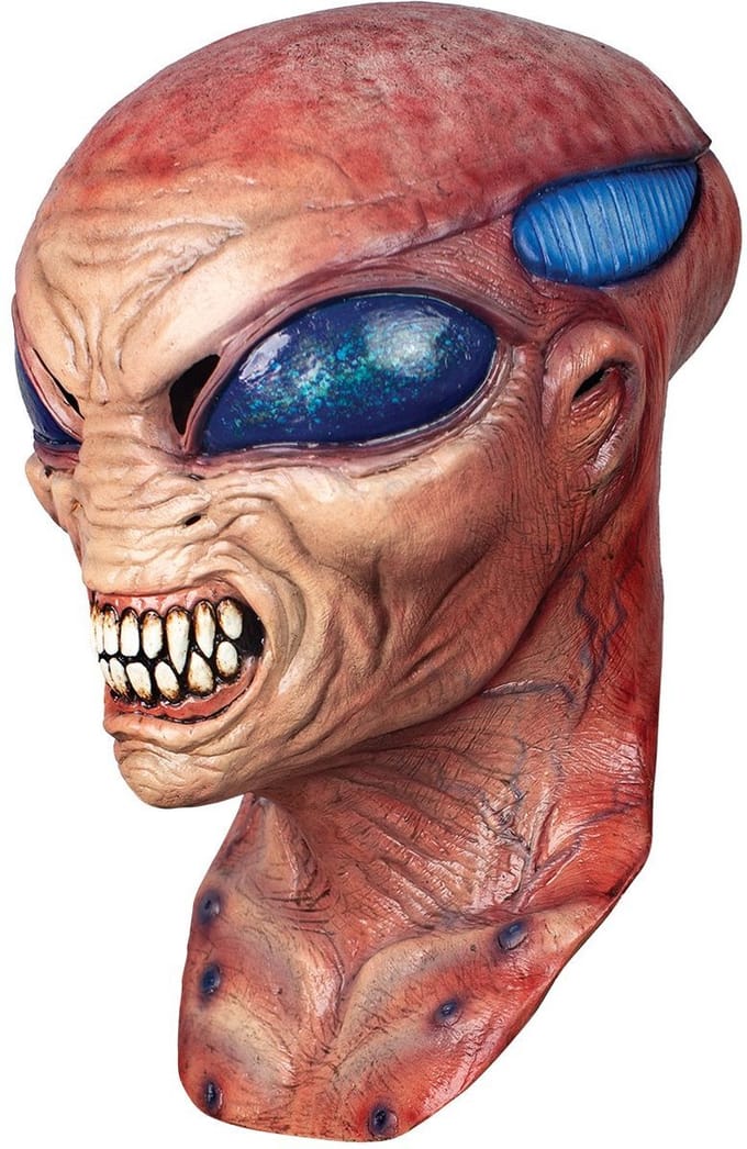 Partychimp Masker Alien Garo Masker Carnaval Halloween Eng - Latex