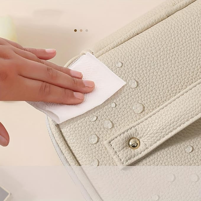 Draagbare Make-uptas met Vakken voor het Organiseren van Toiletartikelen, Perfect voor Reizen roze