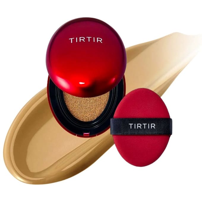 Tirtir Mask Fit Red Cushion Foundation - Full Coverage, Weightless, Skin Fit - 33W Ginger