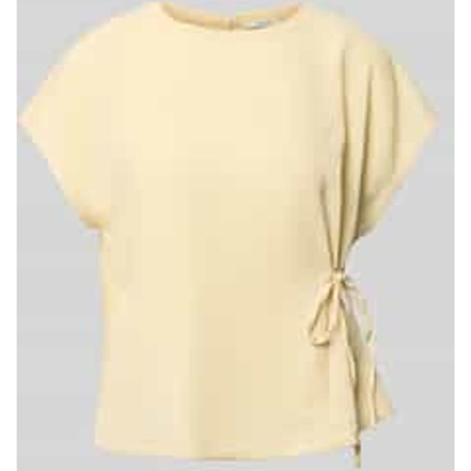 T-shirt met zijdelingse vetersluiting model 'Sifem'