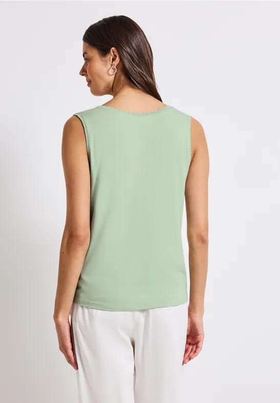 Materiaalmix top met tape