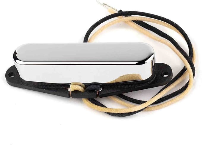 Lollar 10-102-11-2 Single Coil Pickup - Vintage T hals, chroom