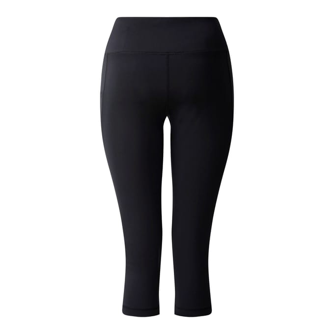 Dare 2B Dames Influential II Effen 3/4 Leggings (Zwart)