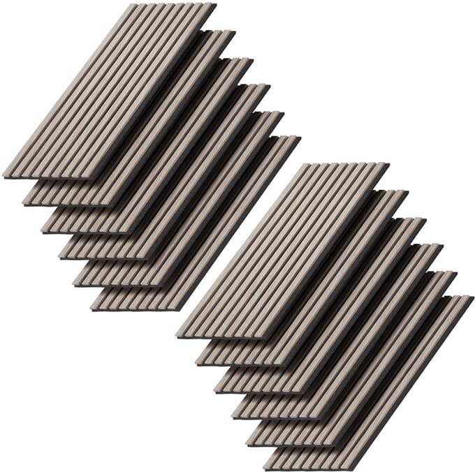 Vicco Akoestisch paneel Sonoa, Bruin, 12 stuks