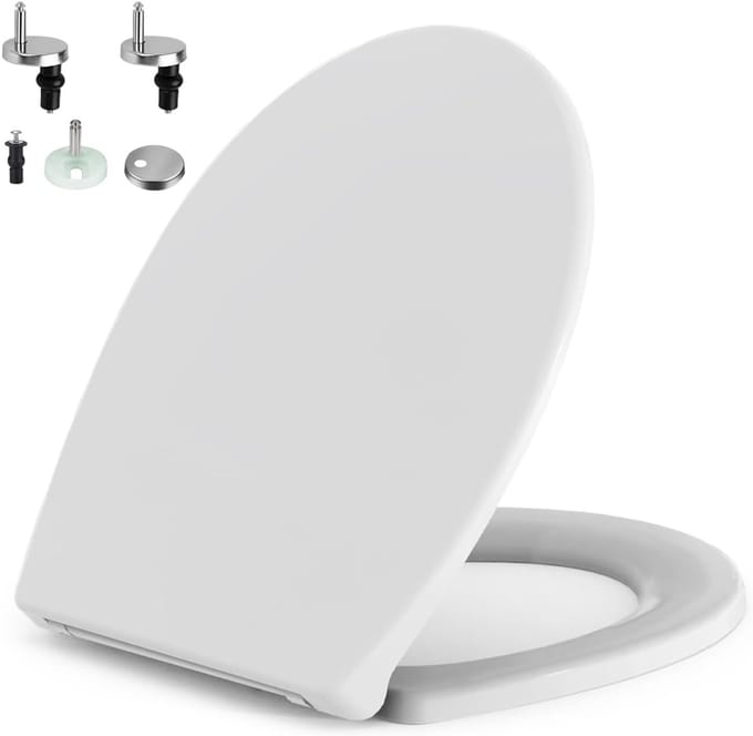 Toiletbril - Ovaal - Softclose - wit