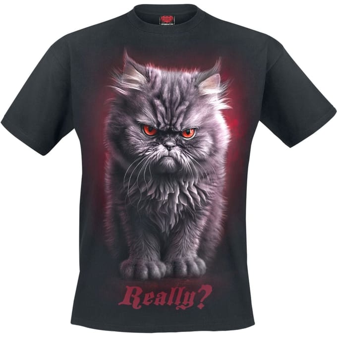 Spiral T-shirt - Anger Management - S tot 4XL - zwart