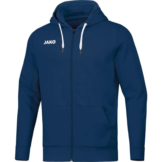 Jako - Hooded Jacket Base Junior - Jas met kap Base - 128 - Blauw