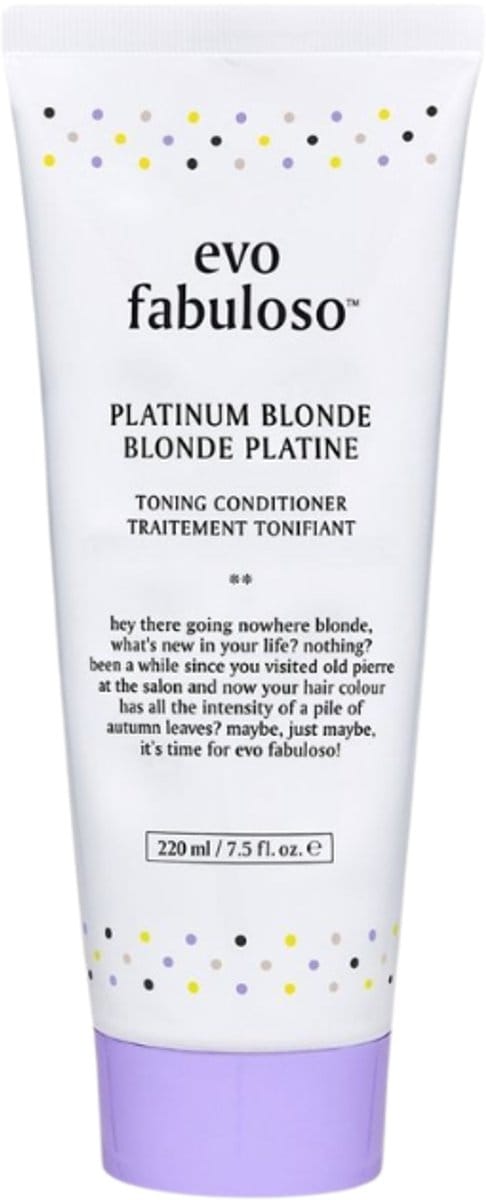 EVO Fabuloso Platinum Blonde Colour Intensifying Treatment 220 ml