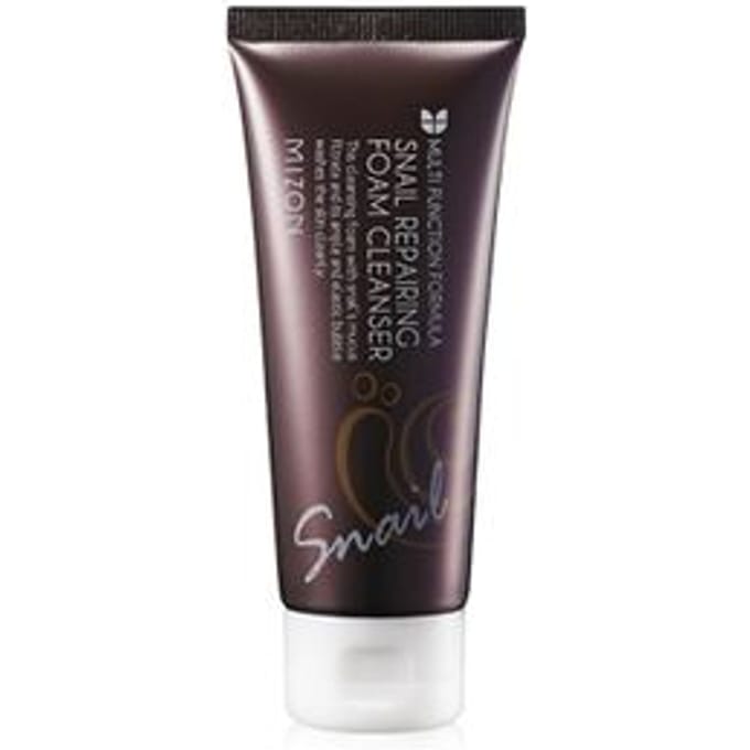 Mizon, Snail Repairing Foam Cleanser, 2.02 fl oz (60 ml) black
