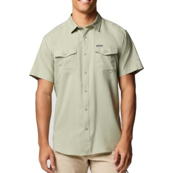 Columbia Utilizer™ Ii Solid Overhemd Met Korte Mouwen Groen S Man