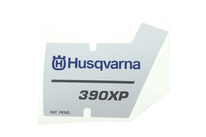 Husqvarna 390xp starterkap sticker