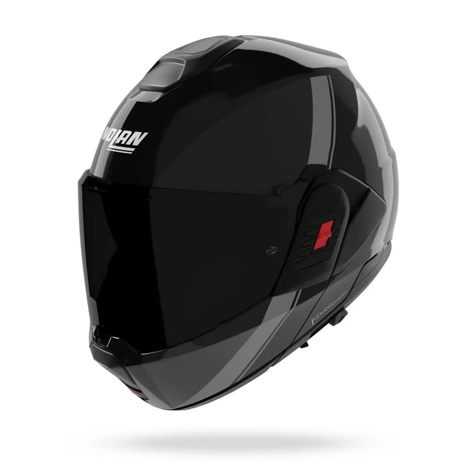 Nolan N120-1 Verniciatura Speciale 341 Zwart Grijs Zilver Glossy Systeemhelm - Maat S - Helm