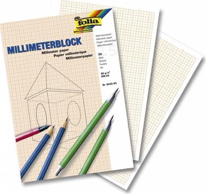 Millimeter papier A3