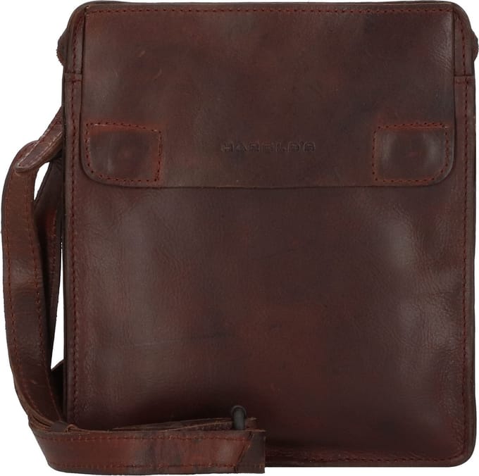 HAROLD'S Leren Schoudertas Aberdeen Crossbag Brown Bruine
