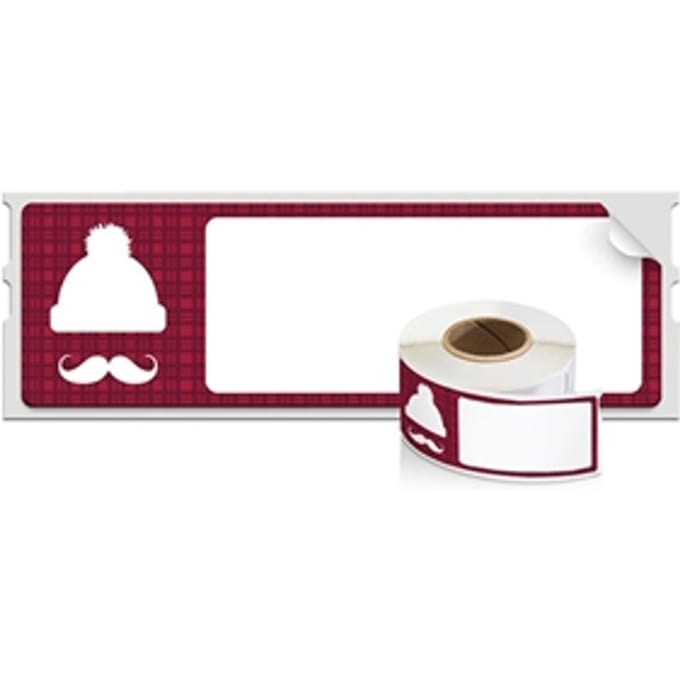 DYMO 1960101 Hipster Holiday Lumberjack etiketten 28mm x 89mm (origineel)