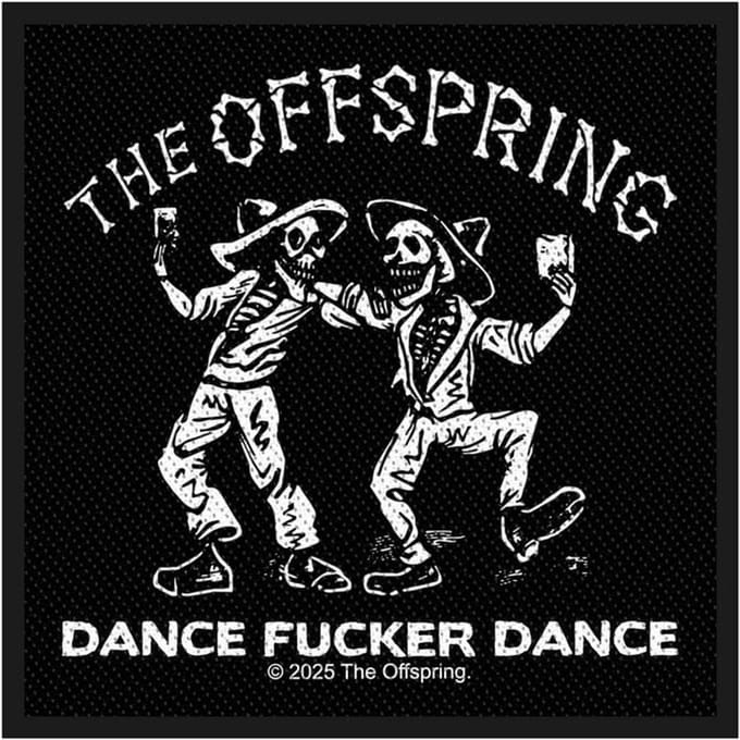 The Offspring Dance Fucker Dance Unisex Patch - zwart - Standard