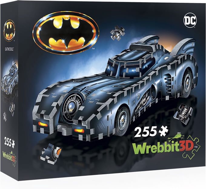 Wrebbit 3D Batman: Batmobile (255) 3D Puzzels