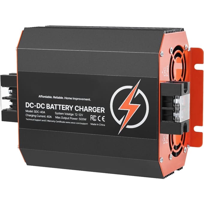 Chargeur DC vers DC 12V 40A Chargeur de batterie 500W pour Plomb-Acide Lithium AGM