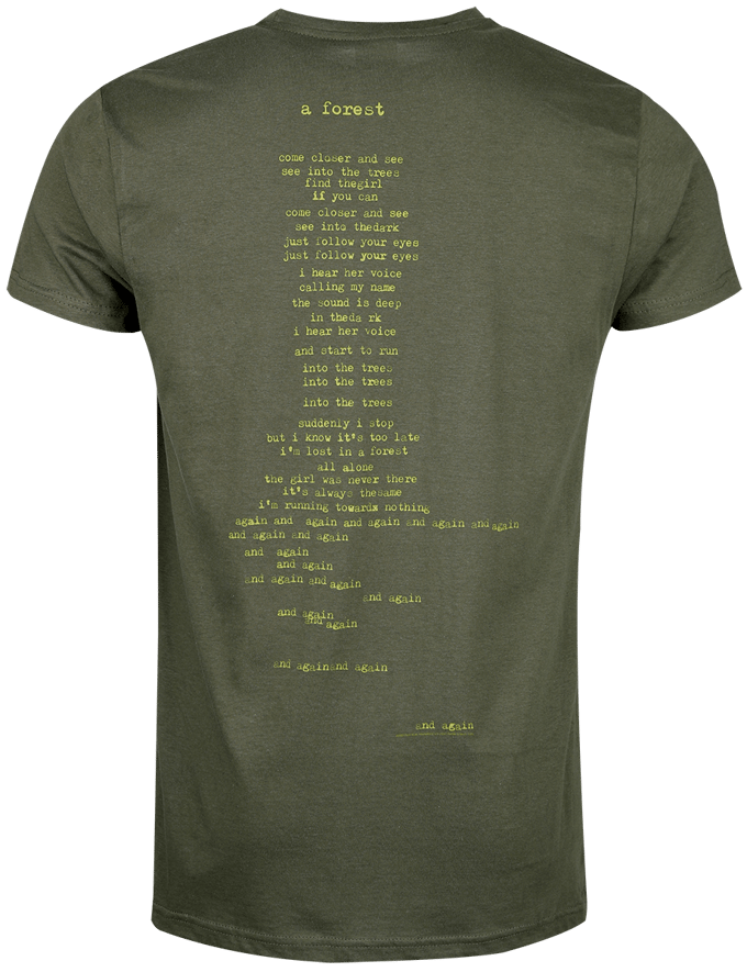 The Cure T-shirt - A Forest - S tot 3XL - voor Mannen - groen