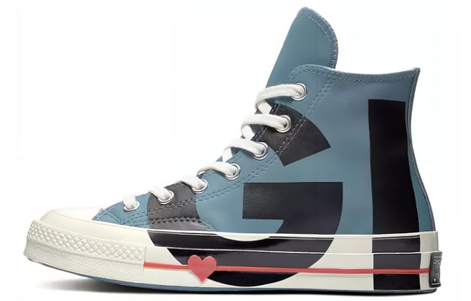 Converse Wmns Chuck 70 Hi 'Love Graphic' 39 gray