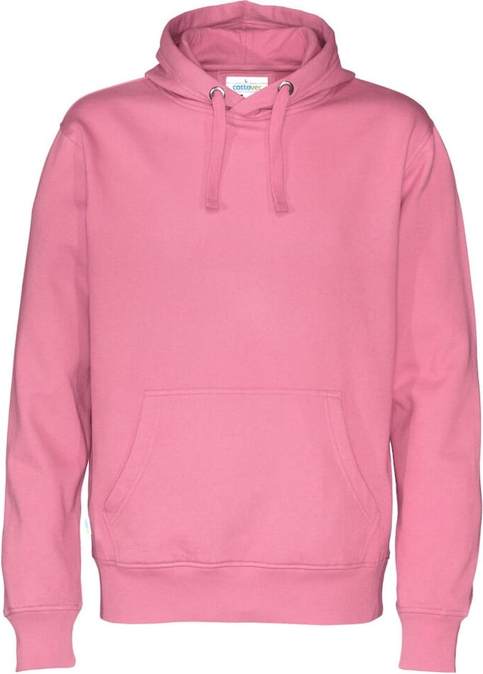 Cottover HOODIE MAN - GOTS GECERTIFICEERD 141002 - Roze - M