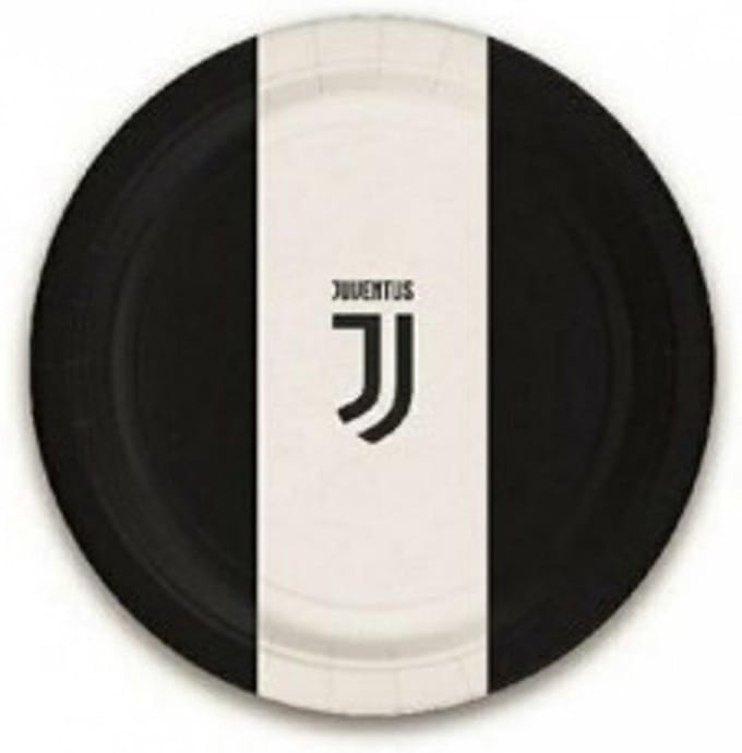 BIGIEMME SRL - 8 kartonnen Juventus bordjes