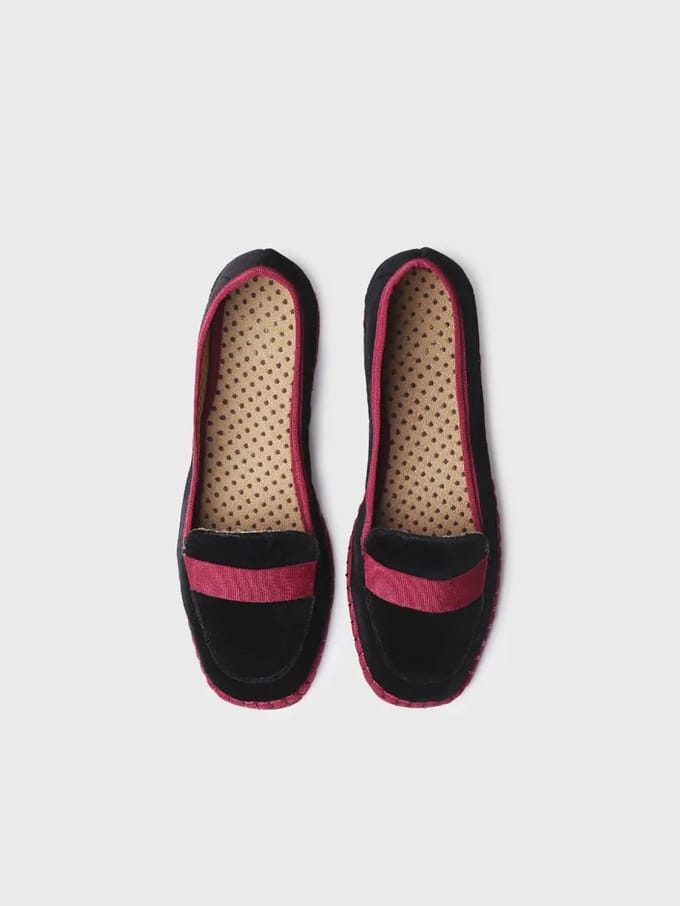 Fluwelen loafers voor dames | CELINE