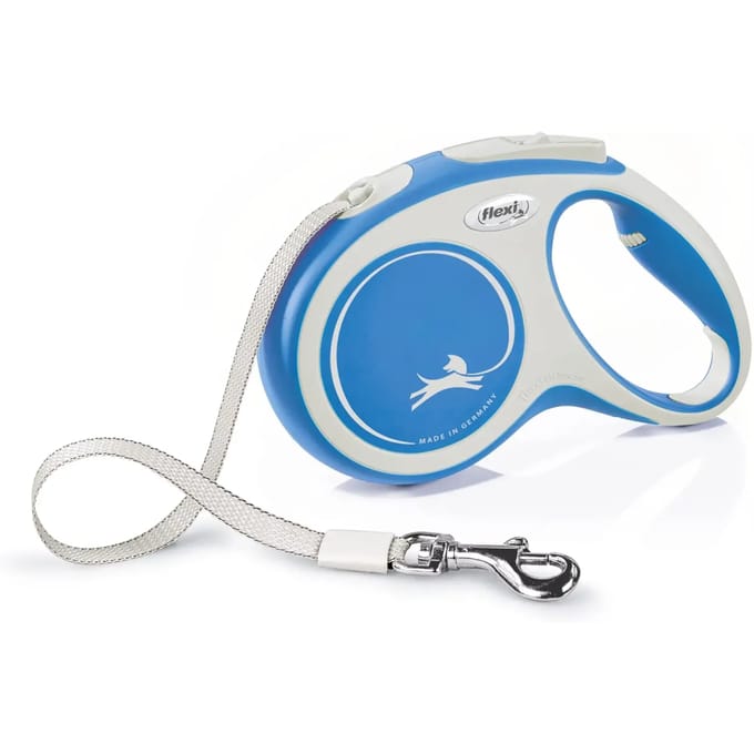 Flexi New Comfort M Tape Leash 5m 25kg Blue