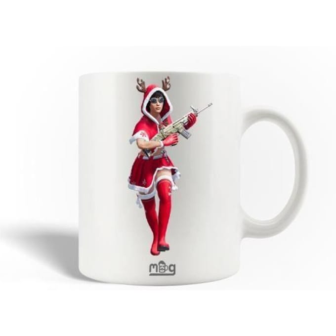 Mug - MANIACASE - PUBG Chrismas - Céramique - 30cl - Compatible lave-vaisselle