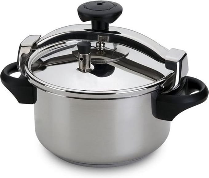 Snelkookpan RVS (6 ltr-22 cm) Inductie geschikt
