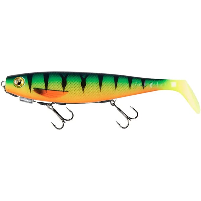 Zacht kunstaas Fox Rage pro shad loaded UV firetiger 7"