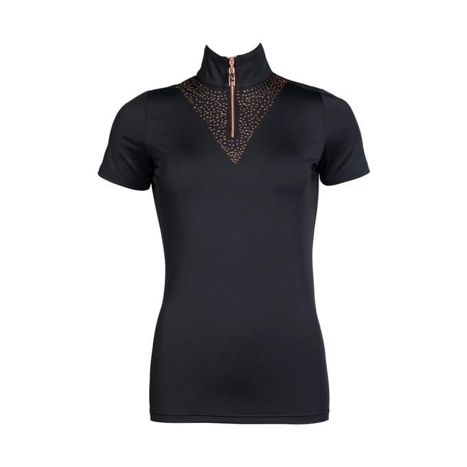 Damespolo HKM Rosegold Glamour