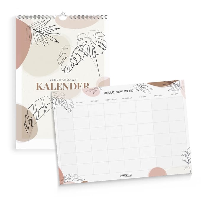 Fabrikten Bundel Terra - Kalender + Weekplanner A4