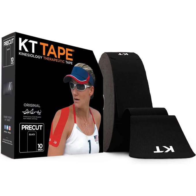 KT Tape Original - Voorgesneden Strips - Zwart - 150 strips