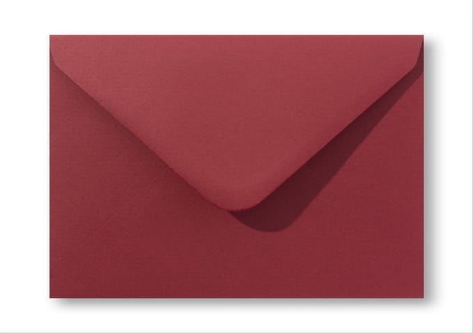 Envelop 12 x 18 bordeaux rood, 100 stuks